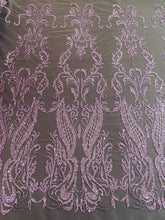 Dantela Couture Geometriai Mintás Por, Gyöngyökkel és Flitterekkel
